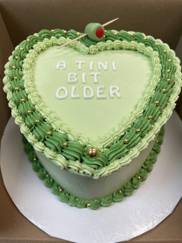 Heart Shaped Cake- A tini bit older