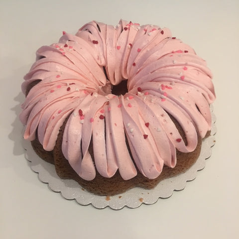 10" Bundt Cake Strawberry - Feeds 12-16
