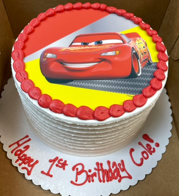 Cars Edible Print Cake