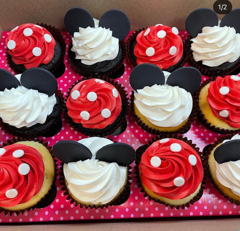 Mickey Themed Cupcakes