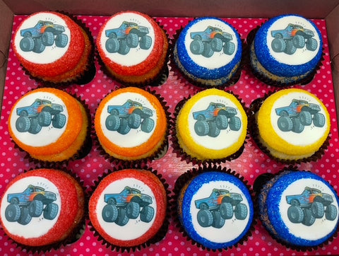 Monster Truck Cupcakes