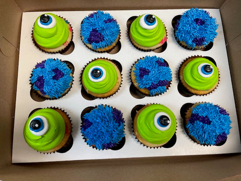Monsters Inc Cupcakes