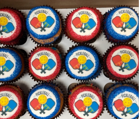 Pickleball Cupcakes