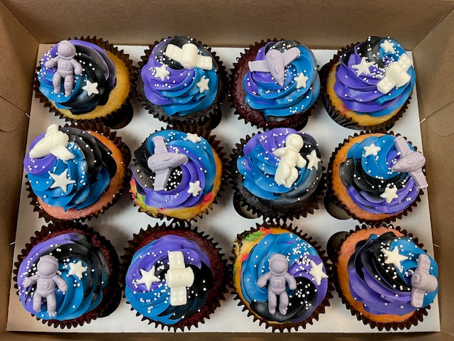 Space Themed Cupcakes