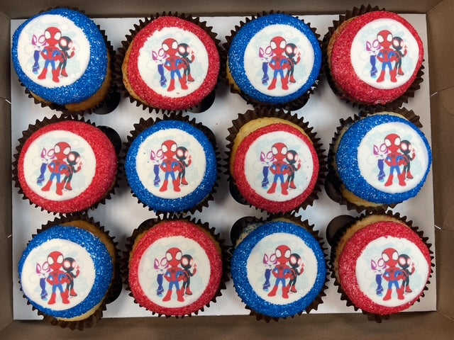 Spidey Cupcakes